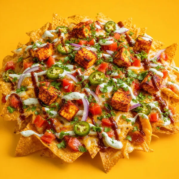 Tandoori Paneer Nachos